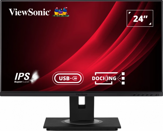 24” Docking Monitor featuring USB Type-C and Ethernet